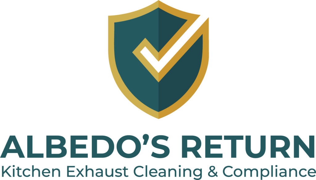 Albedo's Return primary logo in color